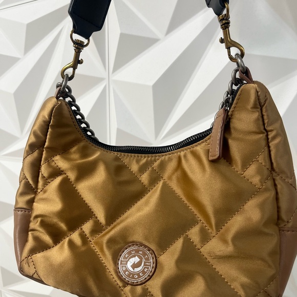 Kurt Geiger Gold and Black Crossbody Bag - Picture 5 of 11